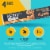 Ratio KETO Friendly Peanut Butter Almond Chewy Protein Bars Gluten Free Snacks Perspective: back