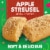 Mott's Apple Streusel Soft Baked Bars Perspective: back