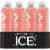Sparkling Ice® Pink Grapefruit Flavored Sparkling Bottled Water Perspective: back