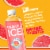 Sparkling Ice® Pink Grapefruit Flavored Sparkling Bottled Water Perspective: back