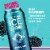 Sparkling Ice® Caffeinated Blue Raspberry Flavored Sparkling Water Can Perspective: back