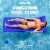 TRC Recreation Sunsation 1.75 Thick Foam Lounger Raft Pool Float, Indigo Blue Perspective: back