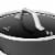 Calphalon Premier Hard Anodized Nonstick 8 Quart Stockpot with Glass Lid, Black Perspective: back