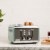 Haden Cotswold 4-Slice Wide Slot Toaster - Sage Green Perspective: back