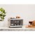 Haden Cotswold 4-Slice Wide Slot Toaster - Putty Perspective: back