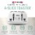 Haden Heritage 4-Slice Wide Slot Toaster - Ivory White Perspective: back