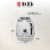 Haden Heritage Stainless Steel 2-Slice Toaster - Ivory White Perspective: back