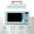 Haden Heritage 700-Watt Microwave - Turquoise Perspective: back