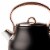 Haden Heritage Stainless Steel Electric Kettle - Black/Copper Perspective: back