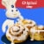Pillsbury™ Cinnamon Rolls Refrigerated Pastry Dough With Original Icing Perspective: back