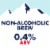 Busch Non-Alcoholic Beer Perspective: back