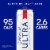 Michelob Ultra Superior American Light Lager Beer Perspective: back