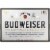 Budweiser® Jim Beam® Copper Lager Beer Perspective: back