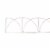 Hofert 90  White Pathway Fence Christmas Lights Outdoor Decor Perspective: back