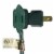 Hofert 140ct Red, Green, Clear Everglow Chasing Mini Christmas Lights - 48ft, Green Wire Perspective: back