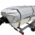 Budge Sportsman Silver 150 Denier V-Hull Fishing Boat Cover Perspective: back
