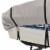 Budge Sportsman 300 Denier Gray V-Hull Fishing Boat Cover Perspective: back