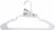 Merrick White Plastic Tubular Hangers Perspective: back