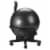Gaiam Balance Ball Chair - Black Perspective: back