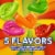 Life Savers® 5 Flavors Gummy Candy Bag Perspective: back