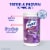 Lysol® Brand New Day™ Disinfecting Wipes Lavender & Cotton Blossom Perspective: back