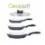 Ceracraft Ceramic Pan- 8 Induction Compatible (Chrome) Perspective: back
