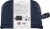 IZOD Athletics Blue Leather Dopp Bag Travel Set Perspective: back