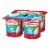Breakstone's Live Active Lowfat Small Curd Cottage Cheese with 2% Milkfat, 4 ct Pack, 4 oz Cups Perspective: back