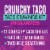 Taco Bell Crunchy Taco Kit with 12 Crunchy Taco Shells, Taco Bell Mild Sauce & Seasoning Box Perspective: back