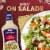 Kraft Deluxe Robust Garlic & Parmesan Dressing Perspective: back