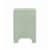 Two Drawers Wooden Nightstand with Oversized Ring Handles, Silver- Saltoro Sherpi Perspective: back