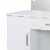Coaster Vanity Set with Led Lights in White and Dark Grey Perspective: back