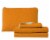 Harper Lane Solid Medallion Orange Reverse To Tan 2 Piece Quilt Set Perspective: back
