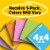 Post-it® Lined Super Sticky Notes - 90 Sheets - Assorted Perspective: back