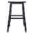 Winsome 29 Bar Saddle Stool in Black Perspective: back