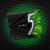 5 GUM Spearmint Rain Sugar Free Chewing Gum Five Gum Perspective: back