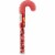 Starburst FaveRED Holiday Jelly Bean Filled Candy Cane Perspective: back