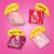 Starburst FaveREDS Fruit Chews Chewy Easter Candy Sharing Size Bag Perspective: back