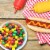 Skittles Original Summer Chewy Candy Party Size Candy Bag Perspective: back