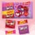 Skittles & Starburst Fun Size Valentine's Day Exchange Candy Bulk Bag Perspective: back
