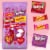 Skittles & Starburst Fun Size Valentine's Day Exchange Candy Party Size Bulk Bag Perspective: back