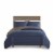Franklin 3 Piece Crinkled Microfiber Quilt Set Perspective: back