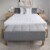 Sealy Luxury Cotton 300-Thread Count High Loft Mattress Pad - White Perspective: back