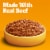 Pedigree Chopped Ground Dinner Adult Canned Soft Wet Dog Food Beef Bacon & Cheese Perspective: back