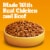 Pedigree Chopped Ground Dinner Adult Canned Soft Wet Dog Food Chicken Liver & Beef Perspective: back