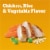 Pedigree Puppy Dry Puppy Food Chicken and Vegetable Flavor Perspective: back