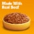 Pedigree Chopped Ground Dinner Adult Canned Soft Wet Dog Food Filet Mignon Perspective: back