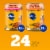 Pedigree Chopped Ground Dinner Adult Canned Soft Wet Dog Food Chicken and Beef Variety Pack Perspective: back