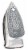 T-fal Powerglide Steam Iron - Black/Silver Perspective: back
