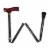 Derby Folding Cane - Black Perspective: back